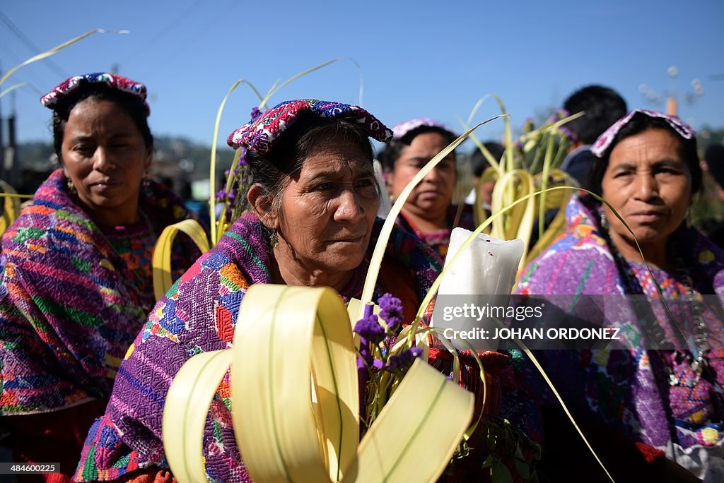 GUATEMALA-RELIGION-HOLY WEEK-PALM SUNDAY