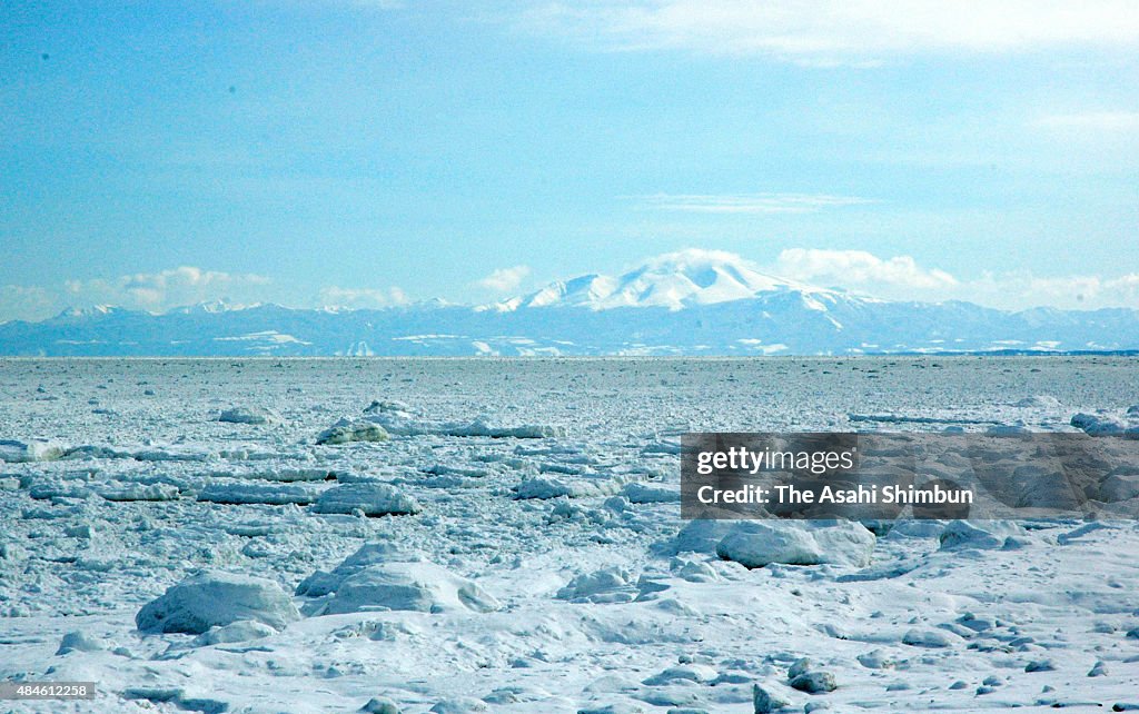 Drift Ice Arrives At Abashiri