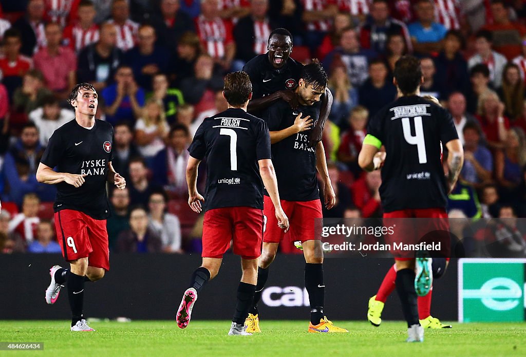 Southampton v Midtjylland - UEFA Europa League: Play Off Round 1st Leg