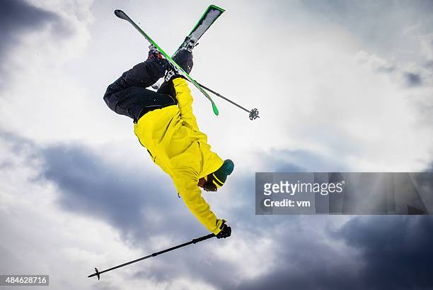 esqui de estilo livre - freestyle skiing - fotografias e filmes do acervo