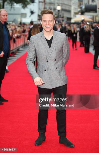 Olly Murs attends the World Premiere of "The Bad Education Movie" at Vue West End on August 20, 2015 in London, England.