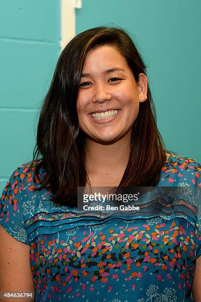 Of Dosomething.org Naomi Hirabayashi attends the WWE, Facebook, Dosomething.org and GLAAD Anti-Bullying Event at Kips Bay Boys & Girls Club on August...