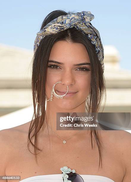 Kendall Jenner attends Day 2 of the LACOSTE Beautiful Desert Pool Party on April 13, 2014 in Thermal, California.