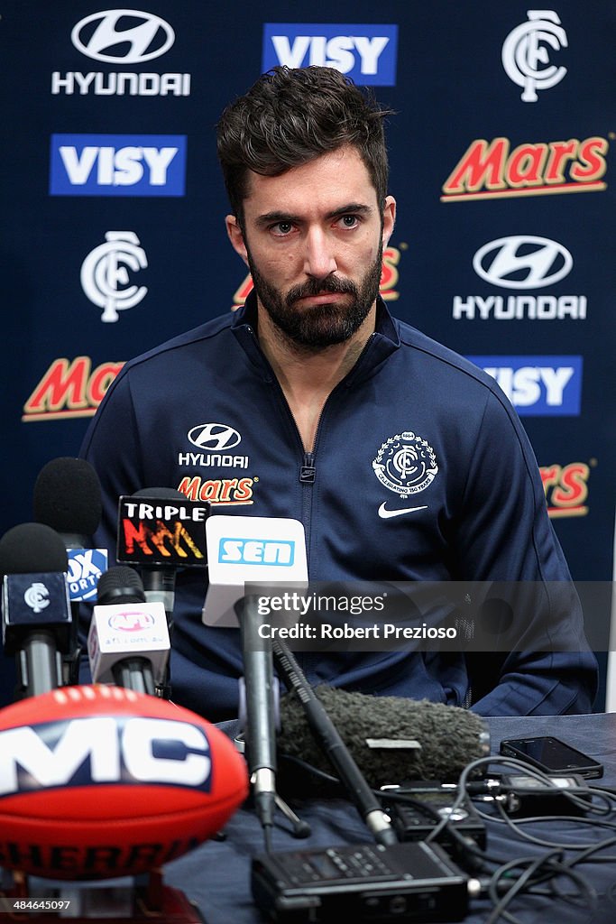 Carlton Blues Media Session