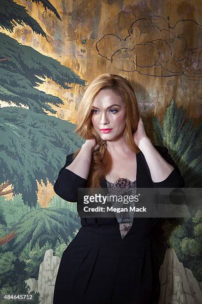 Actress Christina Hendricks is photographed for The Wrap on July 29, 2015 in Los Angeles, California.
