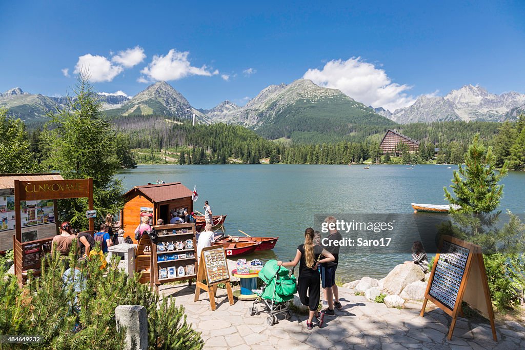 Alquiler de botes en Strbske Pleso, Eslovaquia