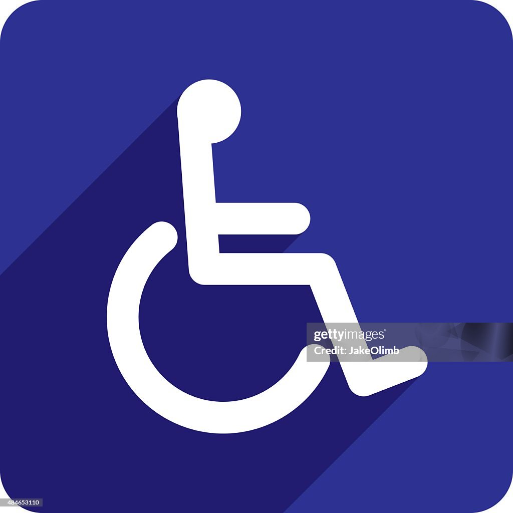 Wheelchair Icon Silhouette