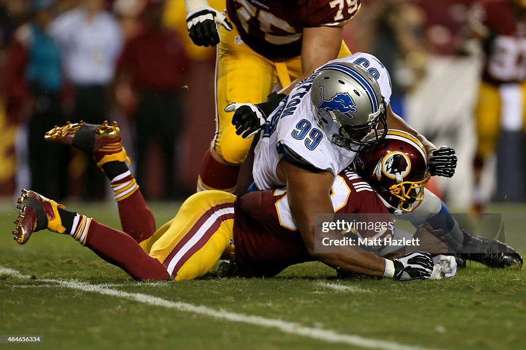 Detroit Lions v Washington Redskins