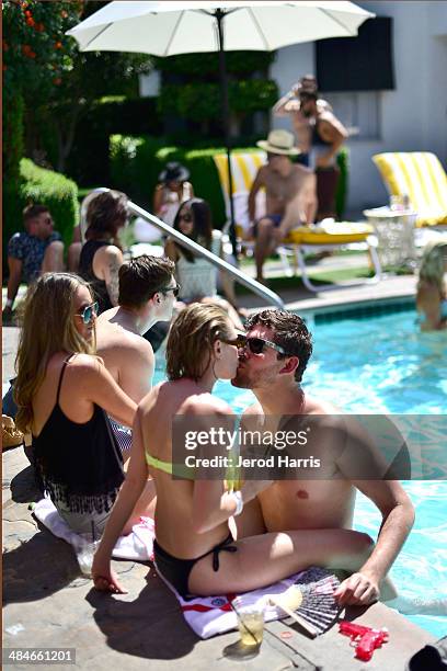 General view of the atmosphere at the GUESS Hotel at the Viceroy Palm Springs on April 13, 2014 in Palm Springs, California.