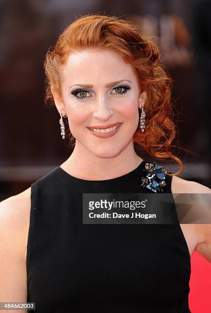 Rosalie Craig attends the Laurence Olivier Awards at the Royal Opera House on April 13, 2014 in London, England.