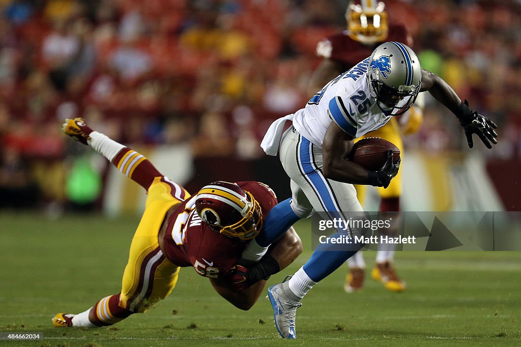 Detroit Lions v Washington Redskins