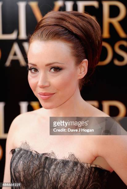 Daisy Lewis attends the Laurence Olivier Awards at the Royal Opera House on April 13, 2014 in London, England.
