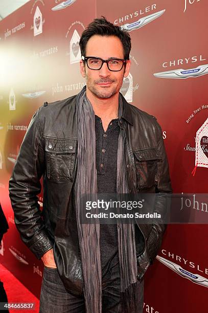 Personality Lawrence Zarian arrives at the John Varvatos 11th Annual Stuart House Benefit presented by Chrysler, Kids Tent by by Hasbro at John...