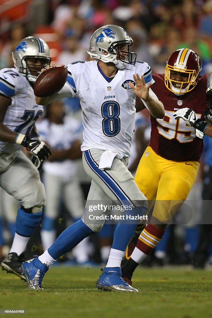 Detroit Lions v Washington Redskins