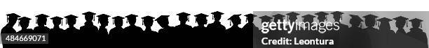 graduates - graduation photo stock illustrations