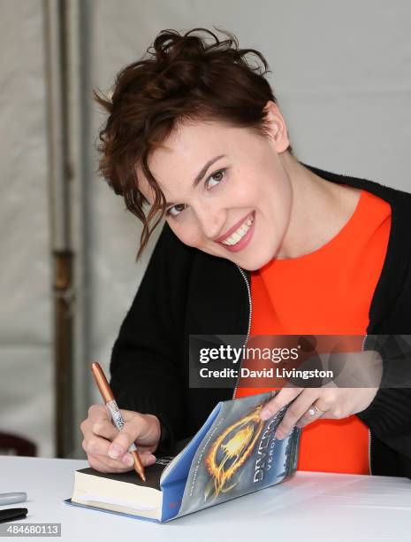 Author Veronica Roth attends the 19th Annual Los Angeles Times Festival of Books - Day 2 at USC on April 13, 2014 in Los Angeles, California.