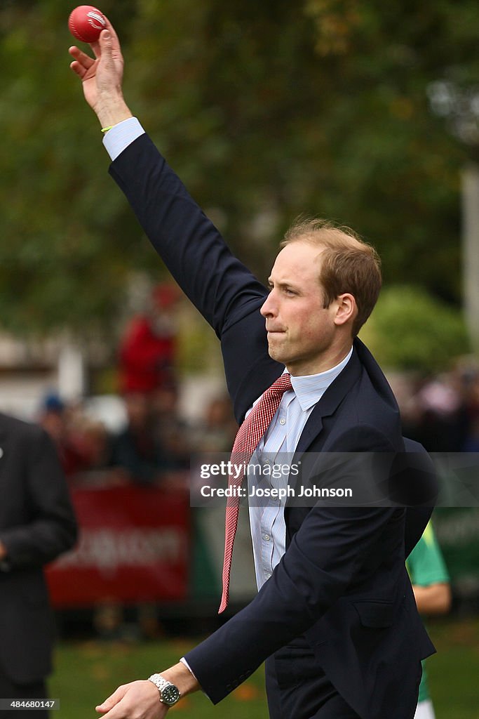 Royal Visit To Latimer Square In Countdown To Cricket World Cup