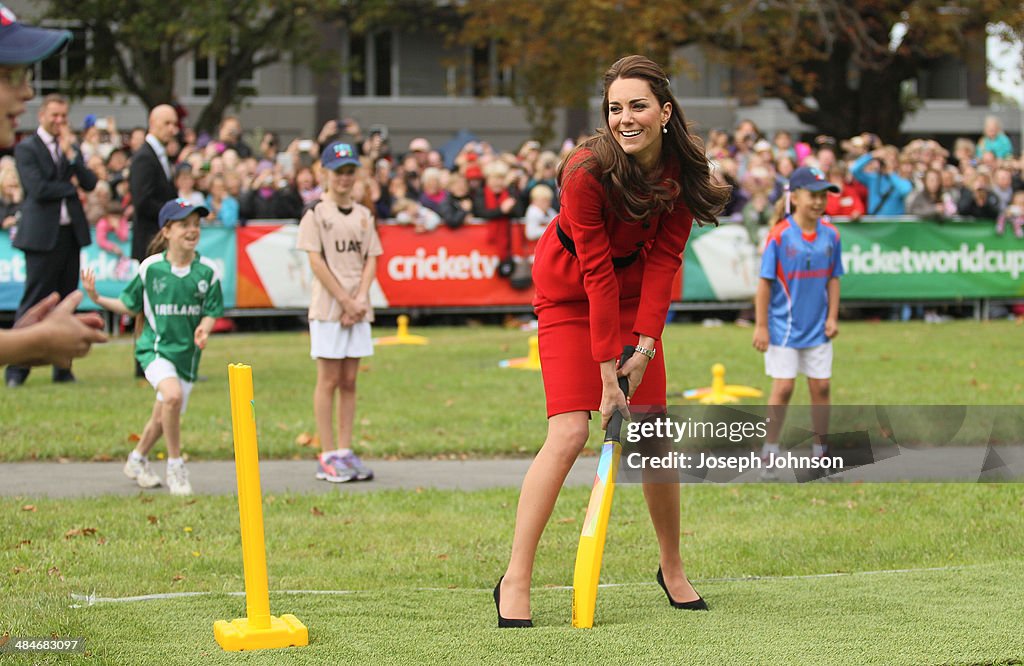 Royal Visit To Latimer Square In Countdown To Cricket World Cup