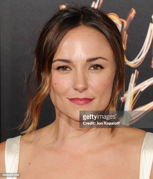 Actress Briana Evigan arrives at the Los Angeles Premiere "We Are Your Friends" at TCL Chinese Theatre on August 20, 2015 in Hollywood, California.