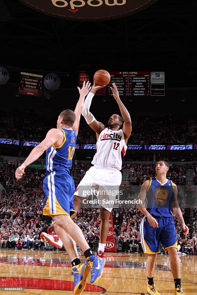 Golden State Warriors v Portland Trail Blazers