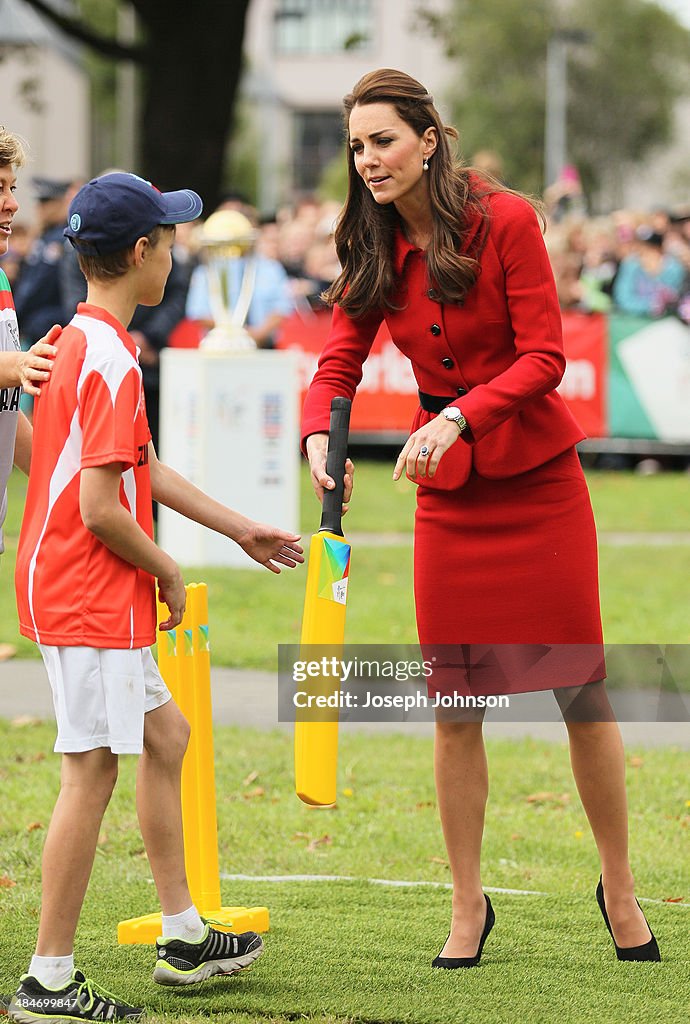 Royal Visit To Latimer Square In Countdown To Cricket World Cup