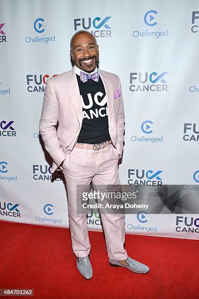 Robert E. Blackmon attends the FCancer Benefit Event at Bootsy Bellows on August 20, 2015 in West Hollywood, California.