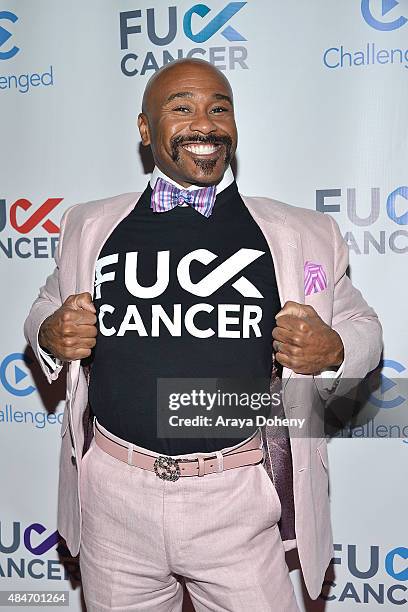 Robert E. Blackmon attends the FCancer Benefit Event at Bootsy Bellows on August 20, 2015 in West Hollywood, California.