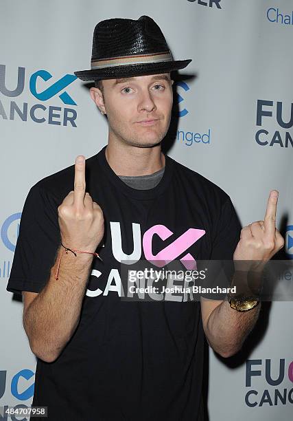 Bart Baker arrives at the FCancer Benefit Event at Bootsy Bellows on August 20, 2015 in West Hollywood, California.