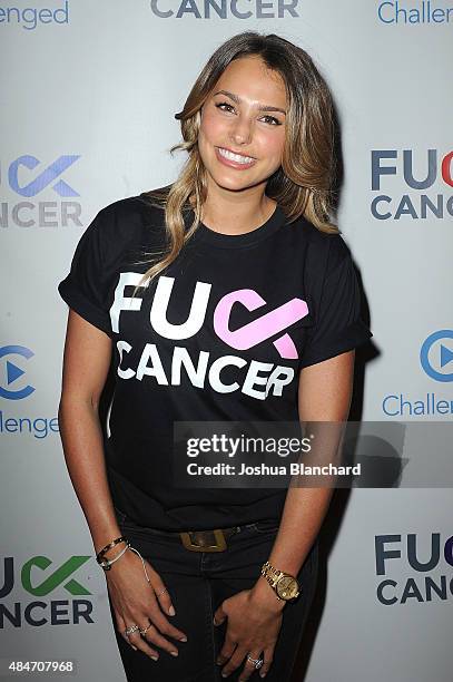 Yael Cohen Braun Braun arrives at the FCancer Benefit Event at Bootsy Bellows on August 20, 2015 in West Hollywood, California.