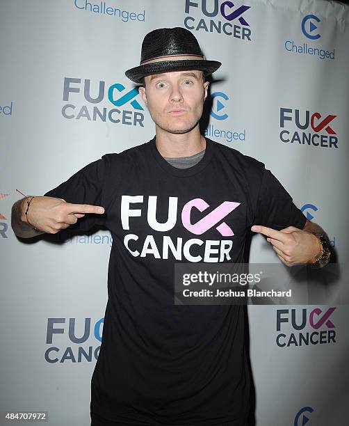 Bart Baker arrives at the FCancer Benefit Event at Bootsy Bellows on August 20, 2015 in West Hollywood, California.