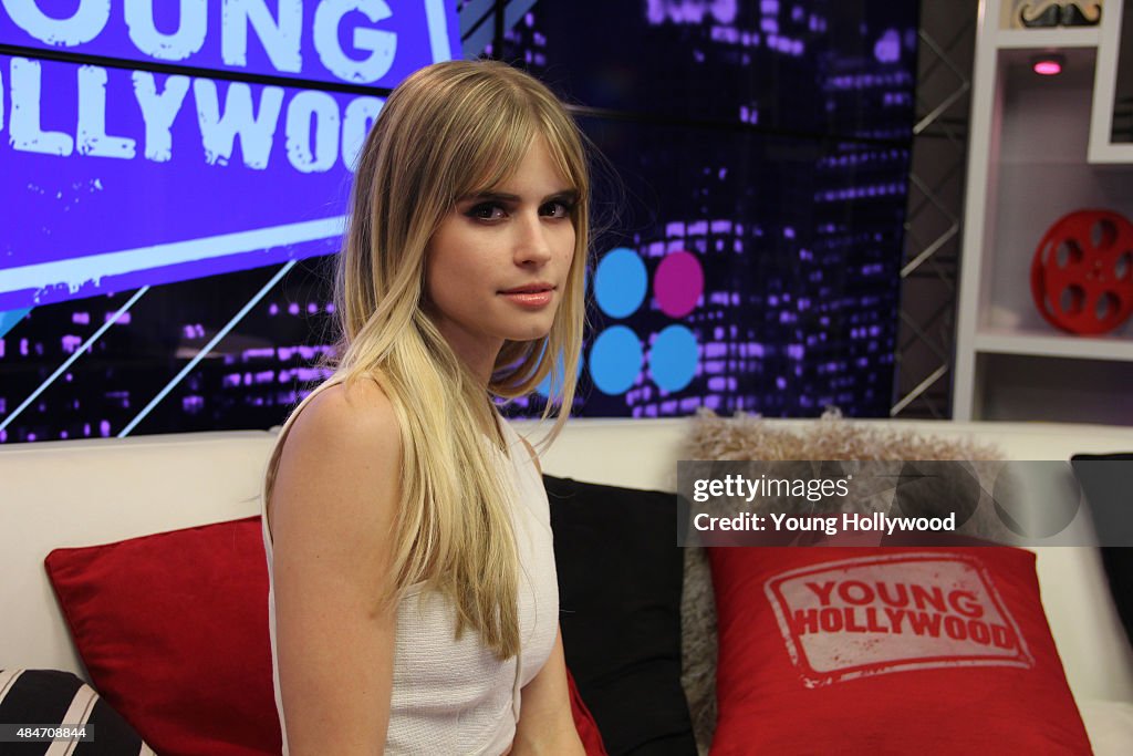 "Scream" Cast - Carlson Young, Amadeus Serafini, John Karna And Bex Taylor-Klaus Visit Young Hollywood Studio