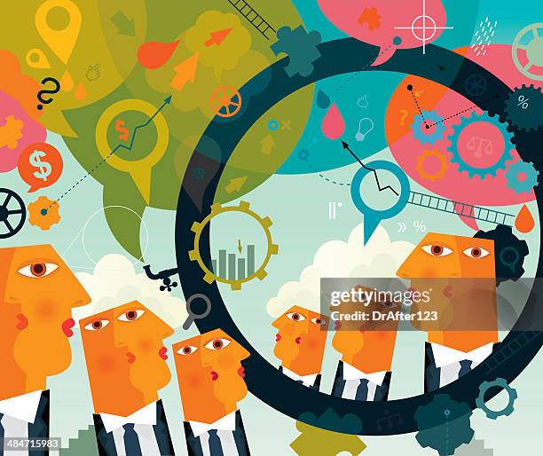 company business auto reflection - looking into mirror stock illustrations