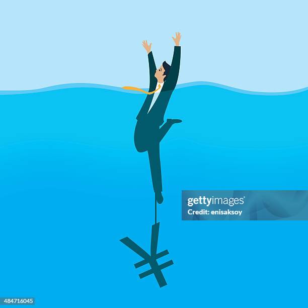 exchange risk - suicide stock illustrations