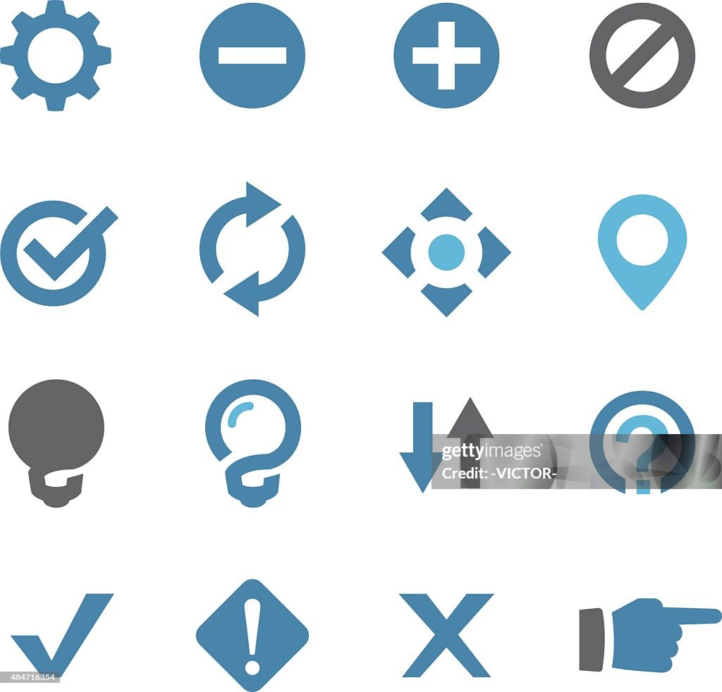 Web Button Icons - Conc Series