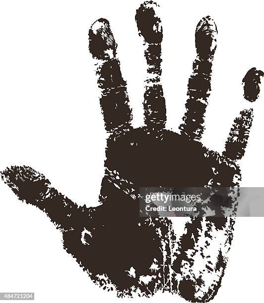 Handprint Header Handprint Outline Photos and Premium High Res Pictures - Getty Images