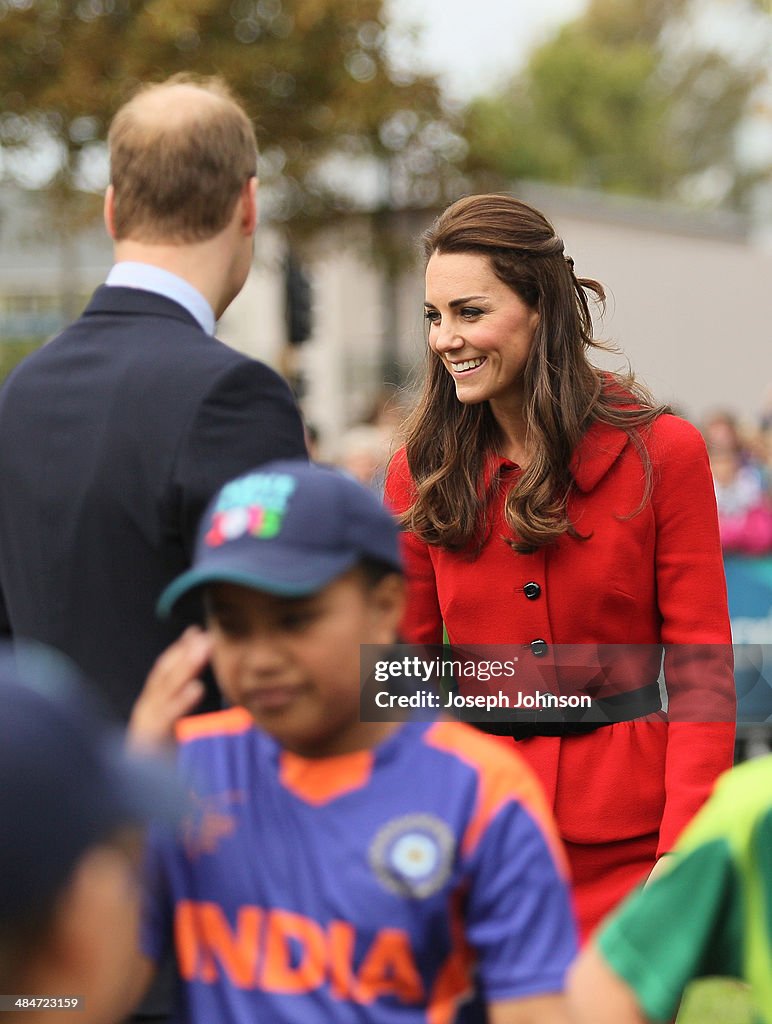 Royal Visit To Latimer Square In Countdown To Cricket World Cup