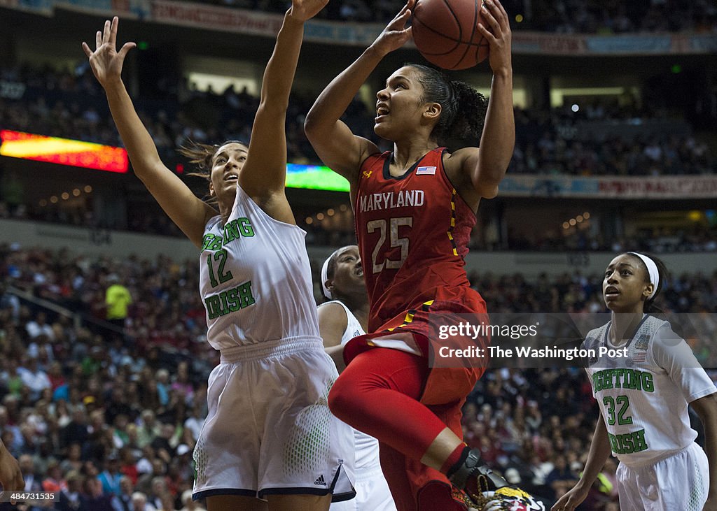 Maryland Terrapins vs. Notre Dame Fighting Irish in the NCAA Final Four