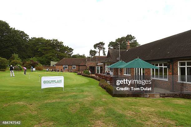 General view of the clubhouse during the Golfplan Insurance PGA Pro-Captain Challenge - South Regional Qualifier at Addington Golf Club on August 21,...