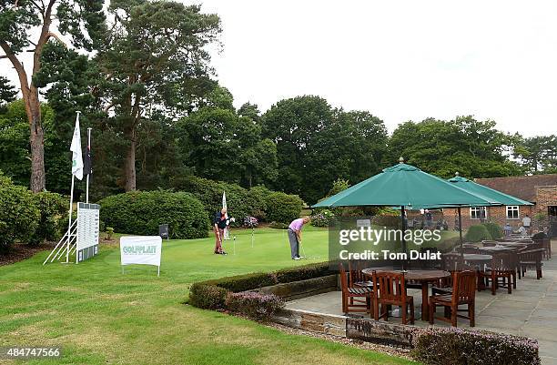 General view of the clubhouse during the Golfplan Insurance PGA Pro-Captain Challenge - South Regional Qualifier at Addington Golf Club on August 21,...