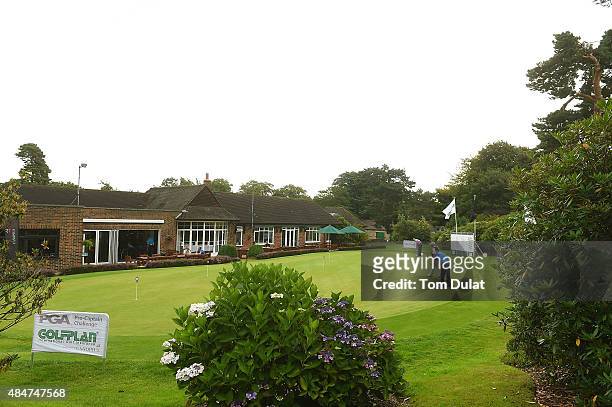 General view of the clubhouse during the Golfplan Insurance PGA Pro-Captain Challenge - South Regional Qualifier at Addington Golf Club on August 21,...