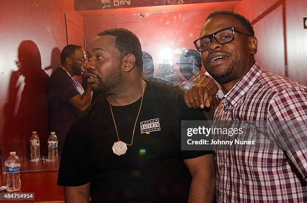 Raekwon and Scarface attend Raekwon's "The Purple Tape" 20th Anniversary Show at S.O.B.'s on August 20 in New York City.