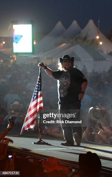 Singer/Songwriter Colt Ford at Country Thunder USA In Florence, Arizona - Day 4 on April 13, 2014
