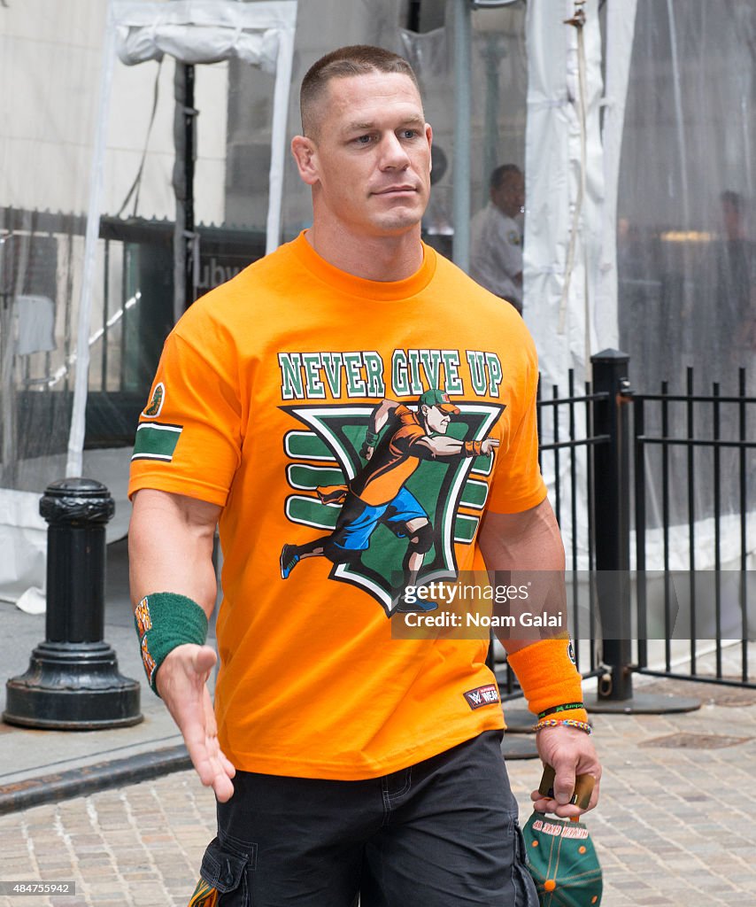 WWE And John Cena Ring The NYSE Opening Bell To Highlight Cena's 500th Make-a-Wish Wish