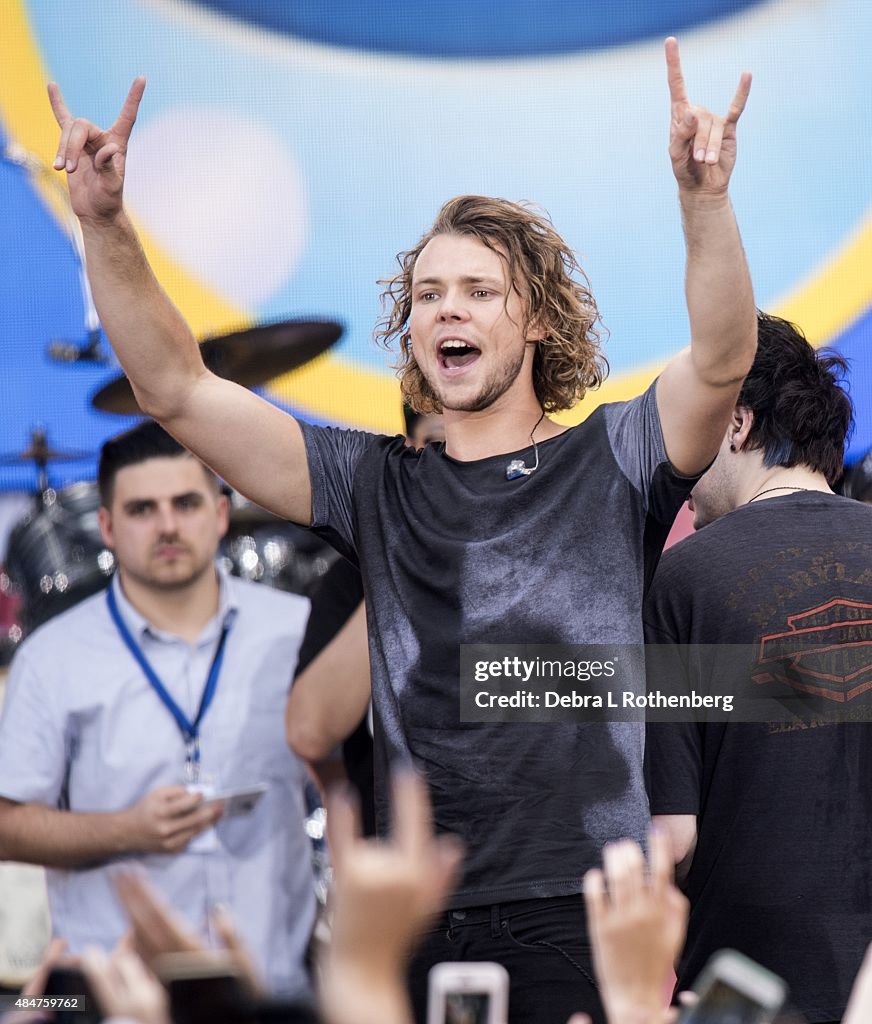 5 Seconds Of Summer Perform On ABC's "Good Morning America"
