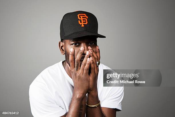 Luke James is photographed at the 2015 Essence Festival for Essence Magazine on July 3, 2015 in New Orleans, Louisiana.