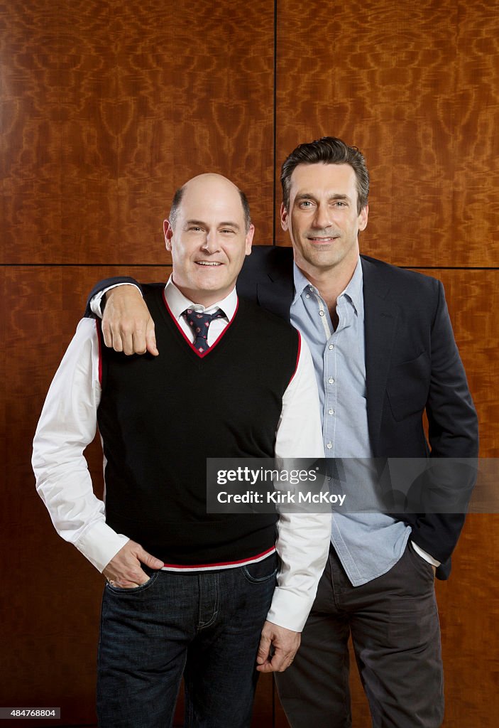 Matthew Weiner and Jon Hamm, Los Angeles Times, August 13, 2015