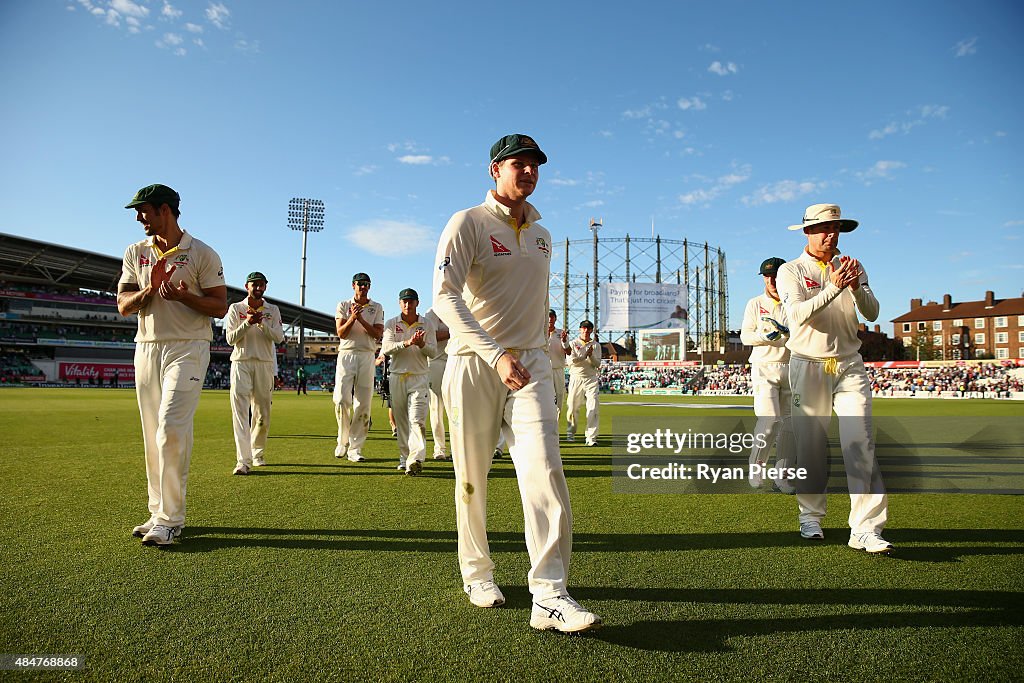 England v Australia: 5th Investec Ashes Test - Day Two