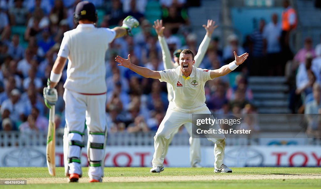 England v Australia: 5th Investec Ashes Test - Day Two