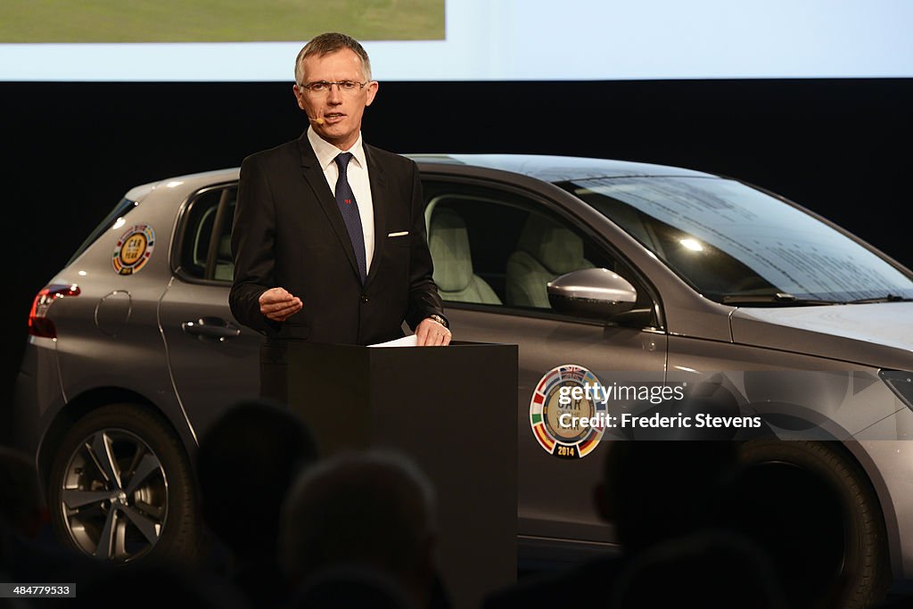 Carlos Tavares, Peugeot CEO Gives A Press Conference In Paris