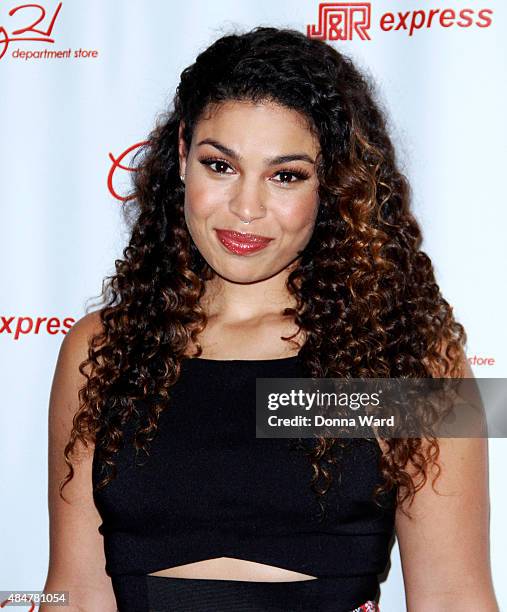 Jordin Sparks appears to promote "Right Here Right Now" CD release at Century 21, Downtown on August 21, 2015 in New York City.